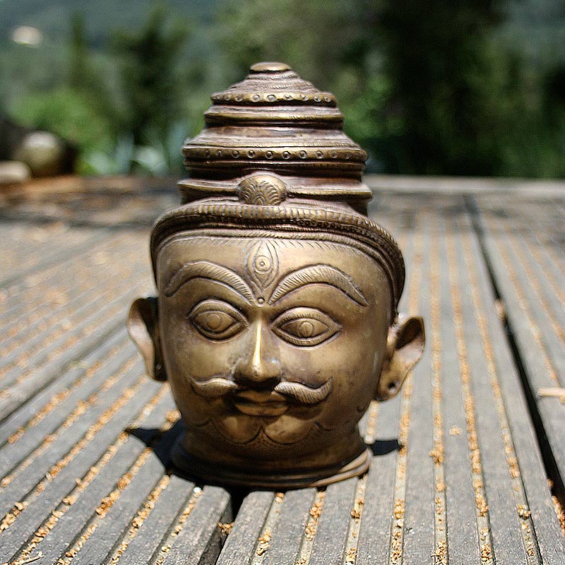 brass buddha statue